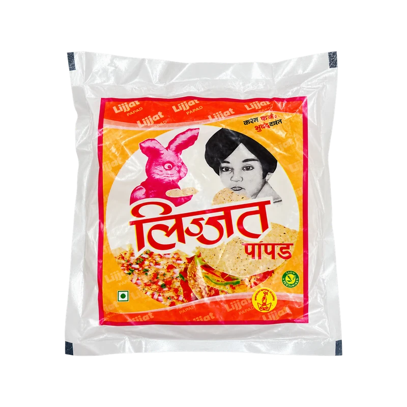 Ambika Papad Plain Lijjat 200g