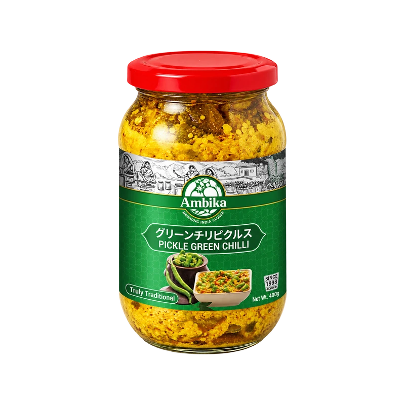 Ambika Green Chilli Pickle 400g
