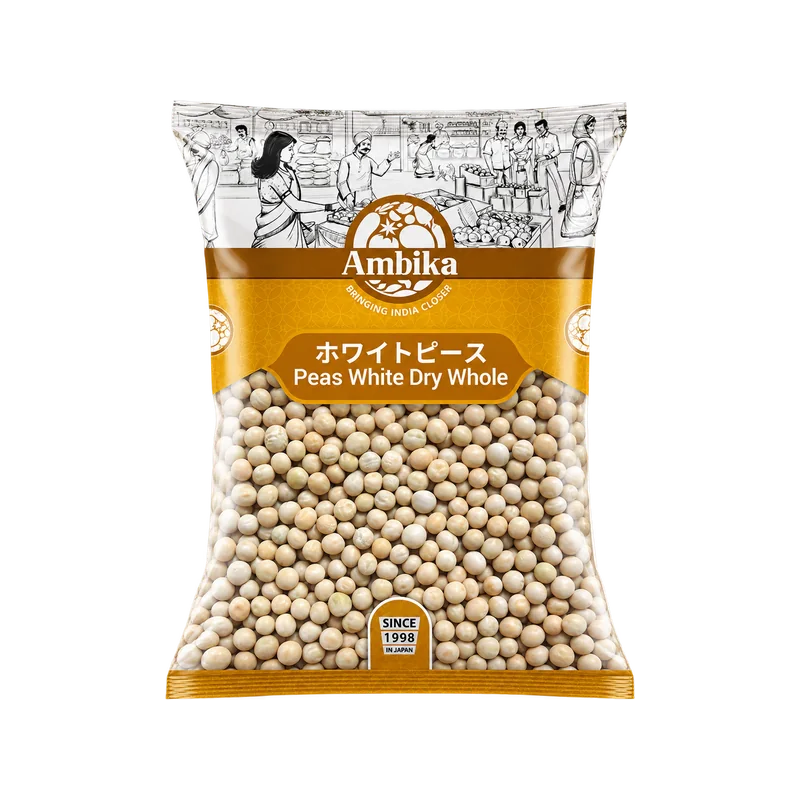 Ambika Peas White Dry Whole 1kg
