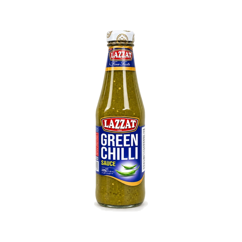 Lazzat Green Chilli Sauce 330g